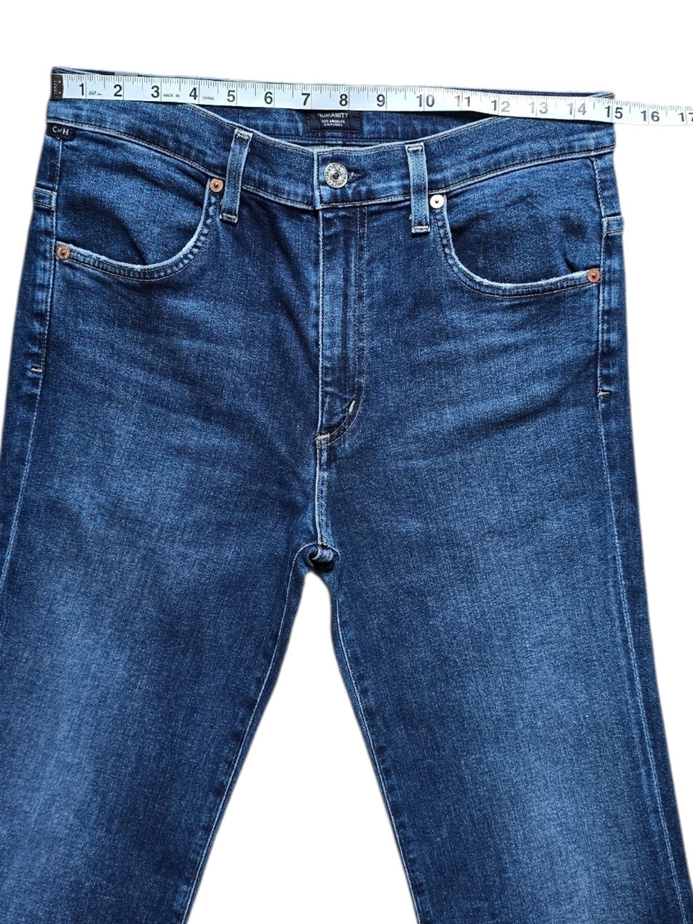 Citizens of Humanity Jeans Size 30 Blue Chloe Mid Rise Super Flare - Picture 9 of 16